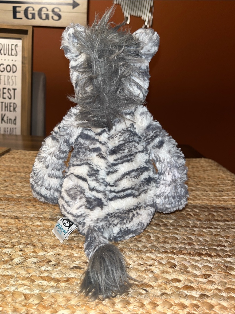 Jelly Cat bashful Zebra Stuffed Animal - plush soft - Picture 3 of 8